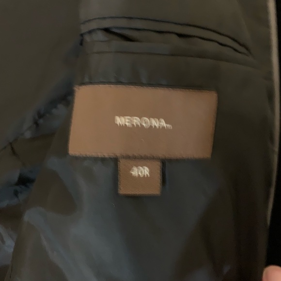 Velvety Black Men’s Sport Coat Size 40R - Picture 3 of 4